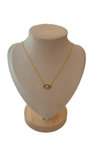 Gold Evil Eye Necklace
