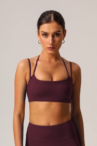 High Elastic Thin Strap Halter Bra