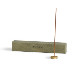 White Sage Japanese Incense Stick Set With Brass Holder