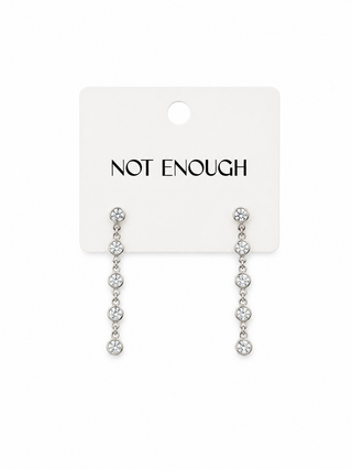 5 Bezel Long Earrings
