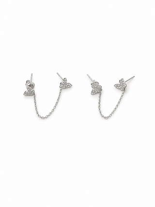 Double Butterfly Earrings