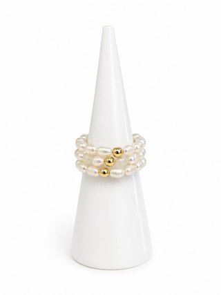 Stackable Pearl Rings