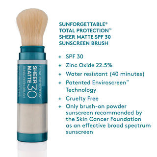 Sunforgettable Total Protection  Sheer Matte SPF 30 Sunscreen Brush