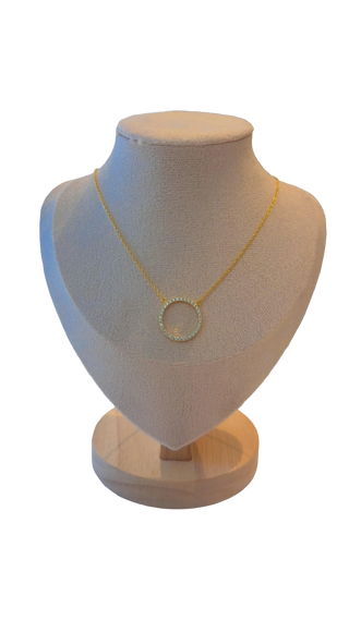 Gold Circle Necklace