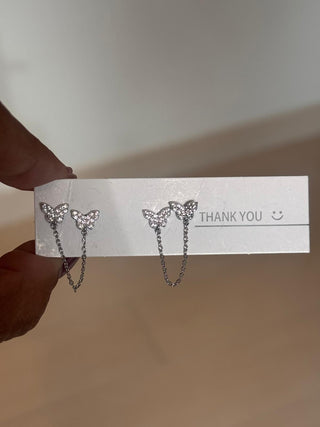 Double Butterfly Silver
