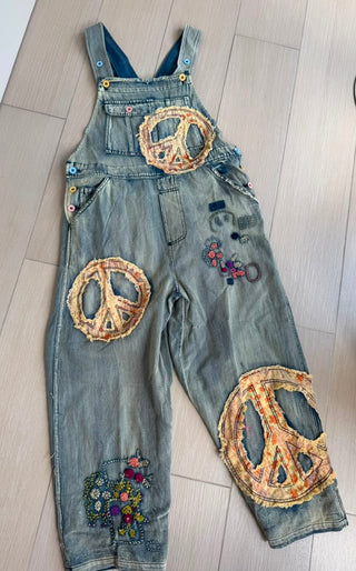 Peace Patchwork Denim