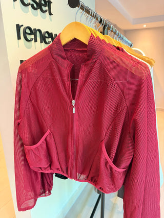 Mesh Long Sleeve Jacket