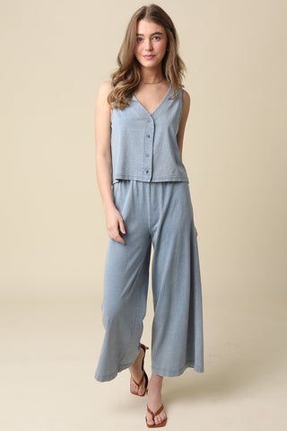 Amy Elastic Waist Pants