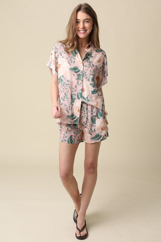 Dalia Floral Button-up Shirt