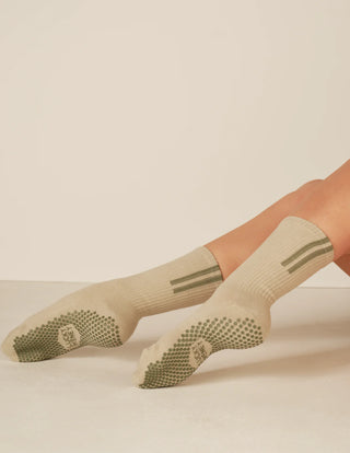 The Lucky Stripe Grip Sock