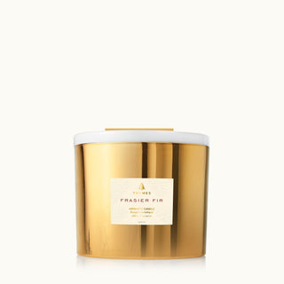 Fraiser Fir Gilded Poured Candle 3-wick