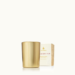 Fraiser Fir Gilded Votive Candle